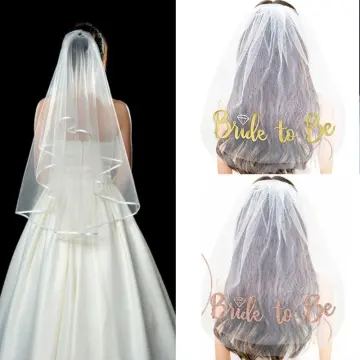 Bachelorette Veil Hen Party Veil Short Ivory Veil Veil for 