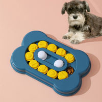 Dog Puzzle Toys Turntable Slow Feeder Educational Toy Interactive Food Bowl Slowly Eating Bowl Pet Cat Dogs Training Game