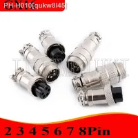 Aviation plug 1 set GX16-2/3/4/5/6/7/8 pole solder cable 16mm butt connector male connector female connector socket