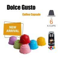 【YF】 Cápsula De Café Reutilizável Nescafé Dolce Gusto Pod Filtro Plástico para Dolci Mini Máquina Copo Cozinha Colher