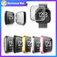 สำหรับ Fitbit Versa เคสซิลิโคน TPU บางพิเศษเคสหน้าจอปลอกคอกันสุนัขเลียป้องกัน