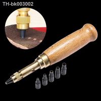 ۞❏○ 1.5-4mm 6pc Detachable Auto Hole Punch Leather Punch Punch Belt Punch Leather Punch Punch Tool hole puncher