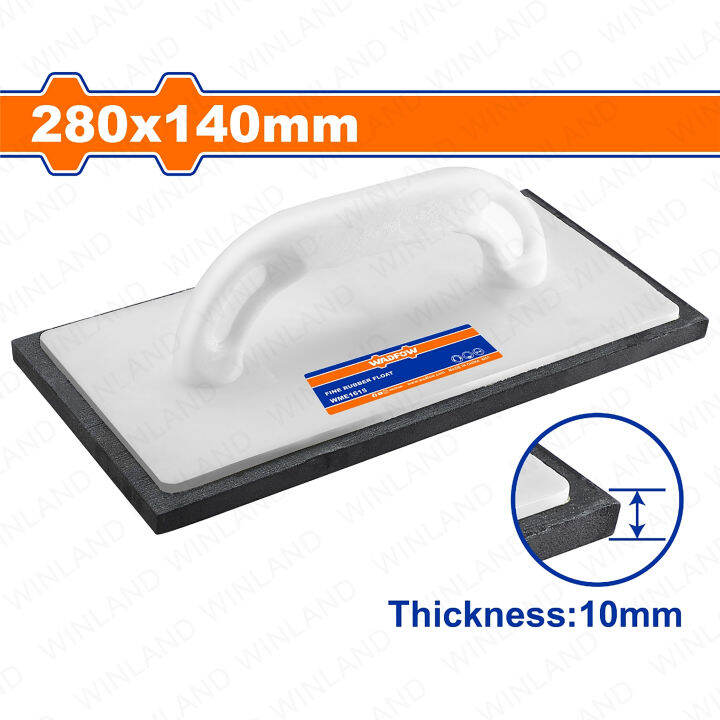 WADFOW by Winland Fine Smooth Rubber Float Scrubbing Pad 280 x 140mm