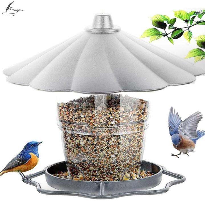 FANGAN Large Capacity Outdoor Hanging Plastic Automatic Scalable Wild Bird Water Feeders Bird