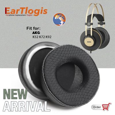 EarTlogis New Arrival Replacement Ear Pads for AKG K52 K72 K92 K-52 K-72 K-92 Headset Earmuff Cover Cushions Sleeve Earpads