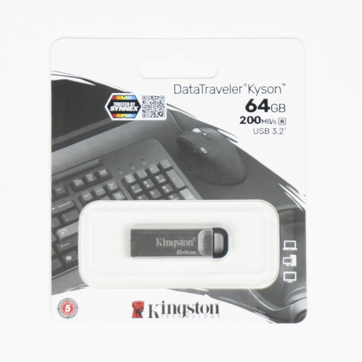 kingston-kyson-usb-a-3-2-gen1-flash-drive-64gb-ของแท้-ประกันศูนย์-5ปี