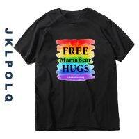 Free Mama Bear Hugs Women T-Shirt Printing Casual Cotton Tshirt Women Fsahion Short-Sleeved Tee Shirt Femme AI0N