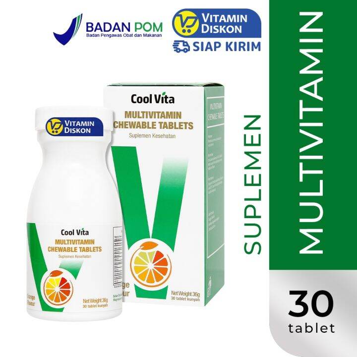 Cool VITA MULTIVITAMIN CHEWABLE ORANGE FLAVOR 30 Tablets Appetite