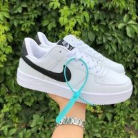 Force One mens shoes  student sports shoes  all-match womens shoes  1 casual trendy shoes  AF1 black and white low-top sneakers  couples