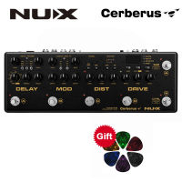 NUX Cerberus Multi Guitar Effect Pedal Delay Overdrive Distortion Modulation Effects Inside Routing IR Loader 4 Cable Method