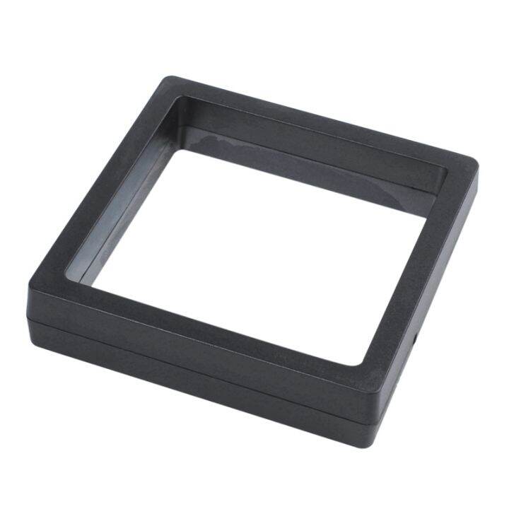 3x-square-3d-albums-floating-frame-holder-coin-box-jewelry-display-show-case-9x9cm-with-base