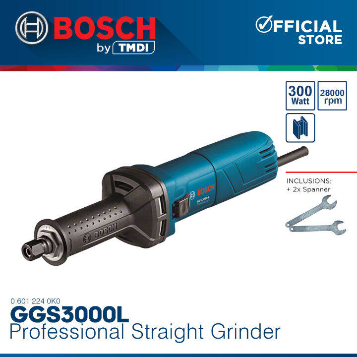 Bosch Professional Straight Grinder 6mm Collet 300W GGS 3000L