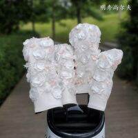 2023☃ Lady fan beautiful faery petals golf wood set of rod head case ms ball head cap sleeve