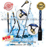 Rod Fishing Troling 20-40lb 3 sections