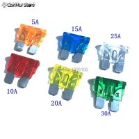 ☃❏✗ 30Pcs Standard Auto Blade Fuse for Car 5 10 15 20 25 30 AMP Each 5pcs Car Fuse Auto Fuse White Yellow Red Blue Orange Green 10A