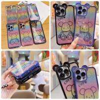 ส่งจากไทย เร็ว1-2วัน case หมีรุ้ง เคสโทรศัพท์ Oppo  A5s A12  A7 F9 A16 A57 4G A57 5G A77 A77s Reno7z Reno8z A96 5G สีสันสดใส น่ารัก