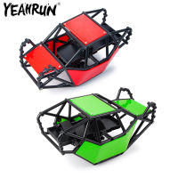 YEAHRUN ไนล่อนร็อค Buggy เต็มหลอดม้วนกรงกรอบร่างกายเชลล์แชสซีสำหรับ110 Axial SCX10 II 90046 RC ตีนตะขาบรถ DIY ชิ้นส่วน