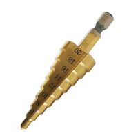 4-20mm Large HSS 4241 Steel Step Cone Drill Countersink Titanium Bit Set Hole Drills Drivers