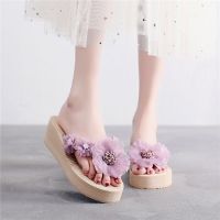 Ins te 22 summer new sls and slippers for outer net celebri bea sease flip flops female half drag fairy sle