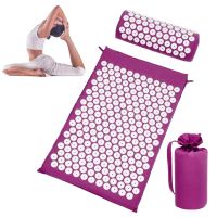 3pcs Women Men Health Care Yoga Stress Reduction Storage Bag Full Body With Pillow Relaxation Acupressure Mat Set Daily Home