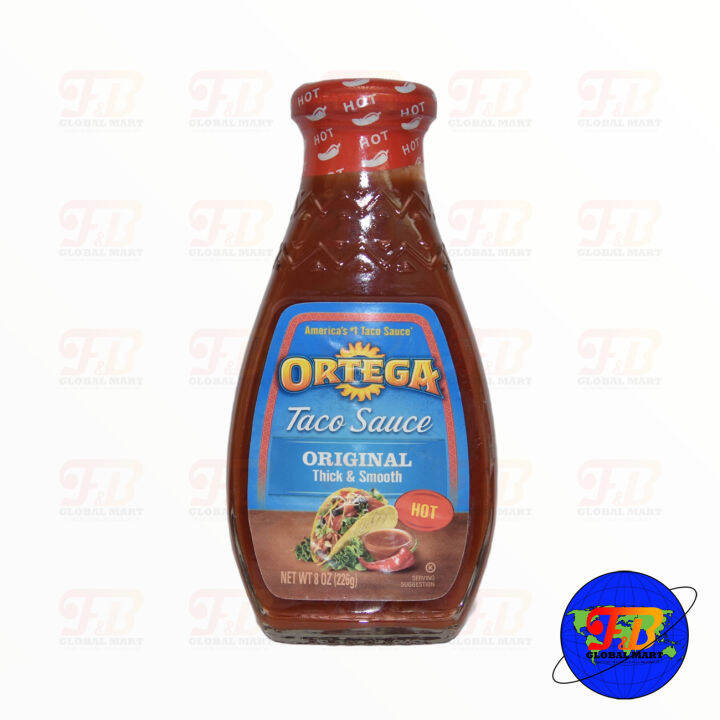 Ortega Taco Sauce Original Thick & Smooth Hot 226g Lazada PH
