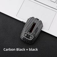 wenminr ABS Carbon fiber Car Remote Key Cover Case For Isuzu MUX MU-X D-MAX DMAX 2 Button 2017 2018 2019 Key Protect Shell