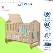 High-class 5-in-1 baby cot, Multi-purpose wooden crib that can be extended