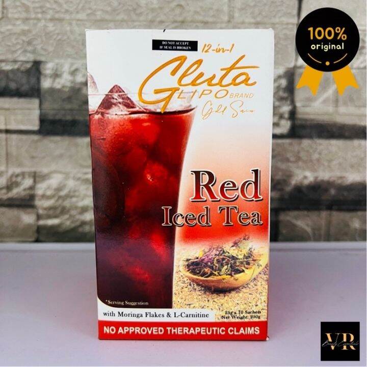 Glutalipo Gold Series Red Iced Tea Lazada PH