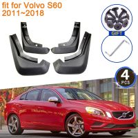 bklnlk◊✖  for S60 2011 2012 2013 2014 2015 2016 2017 Mud Flaps Mudguards Anti-splash Grade Front Rear Wheels Accessories