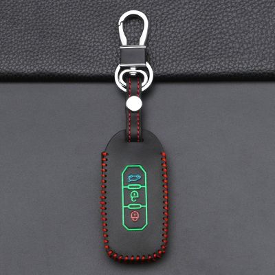 dvvbgfrdt New Styles Luminous Car Smart Remote Key Cover Case For Ford Territory EV TPU Bag Shell Holder Protector Key Chain Accessories