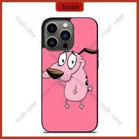 Courage The Cowardly Dog Phone Case for iPhone 14 Pro Max / iPhone 13 Pro Max / iPhone 12 Pro Max / Samsung Galaxy Note 20 / S23 Ultra Anti-fall Protective Case Cover 1260