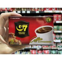 ?คอฟฟี่ G7 อินสแตนท์ คอฟฟี่ 15 ซอง black instant coffee กาแฟดำ สำเร็จรูป จีเซเว่น