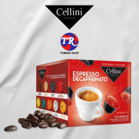 Cellini Espresso decaffeinato Coffee เซลลินี่ เอสเปรสโซ่ ดีคาเฟอินาโต 10 แคปซูล