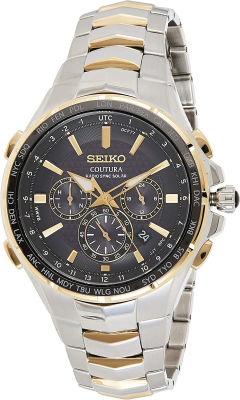 SEIKO Mens SSG010 COUTURA Analog Display Japanese Quartz Two Tone Watch