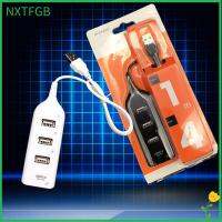 โน้ตบุ๊ค NXTFGB สำหรับพีซีแล็ปท็อป USB 2.0มินิฮับช่อง USB USB อะแดปเตอร์ศูนย์กลาง USB ฮับ USB 4ตัวแยกพอร์ต