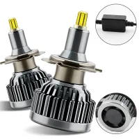 AutoAccessories V9 H7 2 PCS DC10-32V / 6000K / 3000LM / 30W IP65 Waterproof Car LED Headlight