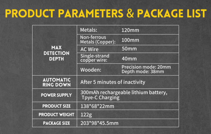 fnirsi-wd-01มืออาชีพมัลติฟังก์ชั่เอซีไม้ค้นหาสายเคเบิลเครื่องสแกนตัวตรวจจับกำแพงแบบหลุมเครื่องตรวจจับโลหะเครื่องสแกนสแกนเนอร์ผนังใต้ดินจอแสดงผล-lcd-hd-พร้อมถุงป้องกัน