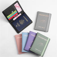 กระเป๋าใส่พาสปอร์ตกันน้ำซองใส่พาสปอร์ตซองใส่หนังสือเดินทาง RFID ที่ใส่บัตรประชาชนจัดระเบียบเอกสารการเดินทาง