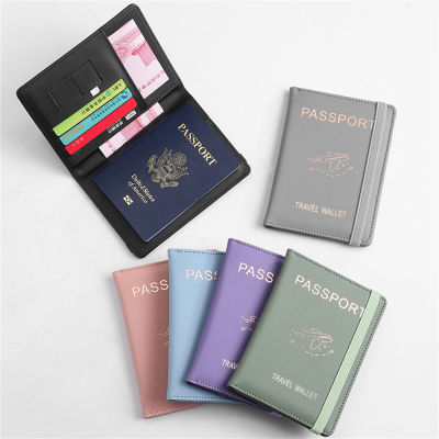 Waterproof Credit Card Wallet RFID Blocking Passport Cover Passport Protector Waterproof Document Holder Multi-function Travel Wallet