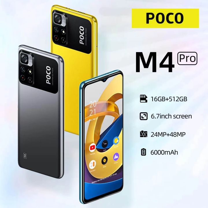 Xiaomi Poco M4 Pro 5g 16 512gb 24 48mp Triple Camera 6000mah Battery Fast Charging Original 9641