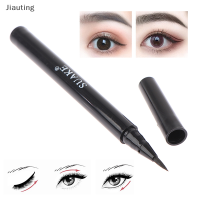 Jiauting Black Liquid Eyeliner STAMP ปากกาแห้งเร็วติดทนนานบางหัว Eye Liner PEN