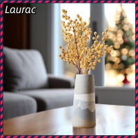 Laurance ผลไม้โฟมสีทองสำหรับตกแต่งเทศกาลคริสต์มาส,ดอกไม้ผลไม้โฟมสีทองตกแต่งบ้านปีใหม่จำลองผลเบอร์รี่คริสต์มาส