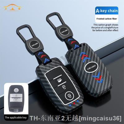 hyf﹍☒ Plastic Car Cover Fob Keychain Holder Sportage Picanto K3 K5 Stonic Niro ProCarens Seltos Ceed