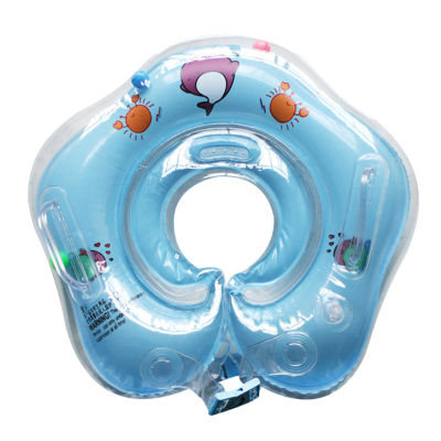 อุปกรณ์สำหรับทารกว่ายน้ำเป่าลมลอยน้ำทรงกลมเพื่อความปลอดภัยปลอกคอ