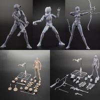 【CW】1/10 Male/Famele Soldier Body Super Flexible Joint Body Sports Styling Sketch Action Figure Doll For Diy Collections Gifts