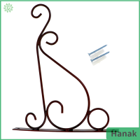 Hanak ตะขอกระถางดอกไม้เหล็กพืชทิวทัศน์แขวนผนังระเบียงการตกแต่งบ้าน