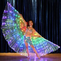 hot【DT】 Performance Prop Children Dancewear Kids Up Costume Accessories Belly (with sticks) Multicolors