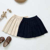 College Style Baby Kids Girls Pleated Skirt Autumn Winter Baby Kids Girls Pleated Skirt Childrens Clothes Drees