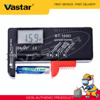 【✠】 Hashair Mart Vastar BT168D สมาร์ทจอแอลซีดีเครื่องทดสอบดิจิตอลอิเล็กทรอนิกส์วัดพลังงานตรวจสอบสำหรับ9โวลต์1.5โวลต์ AA AAA เซลล์ C D เมตร