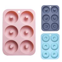 Donut Silicone Mold NonStick Silicone Donut Mold For Baking Cavity Donut Pan 6 Full-Size Doughnuts Easy Clean And Dishwasher Microwave Safe suitable